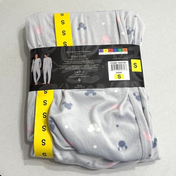 NWT Disney Women's Silky Stretch Fleece 2-Piece Pajama Set - Picture 2 of 3